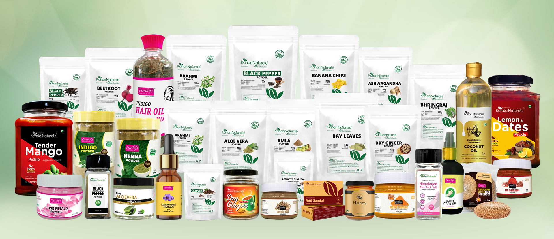 Kerala Naturals Products