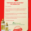 Pure Raw Coconut Oil From Kerala ( Pure & Unrefined ) - 200ml,500 ml & 1 litre - Image 3