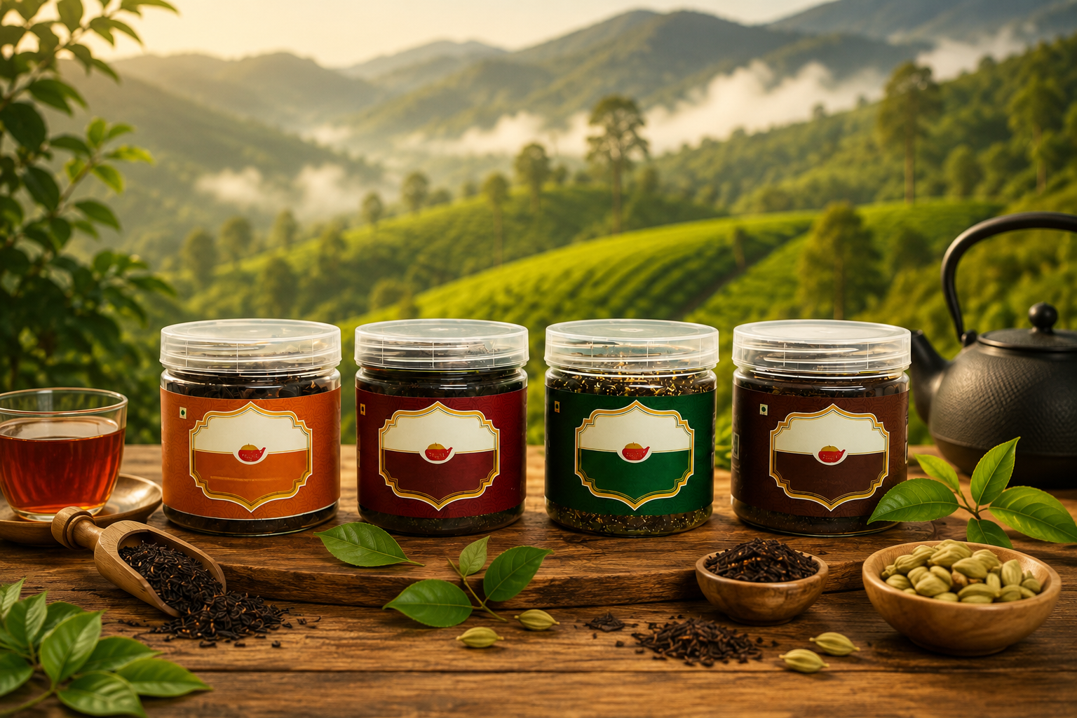 Kerala tea premium tea combo from Munnar