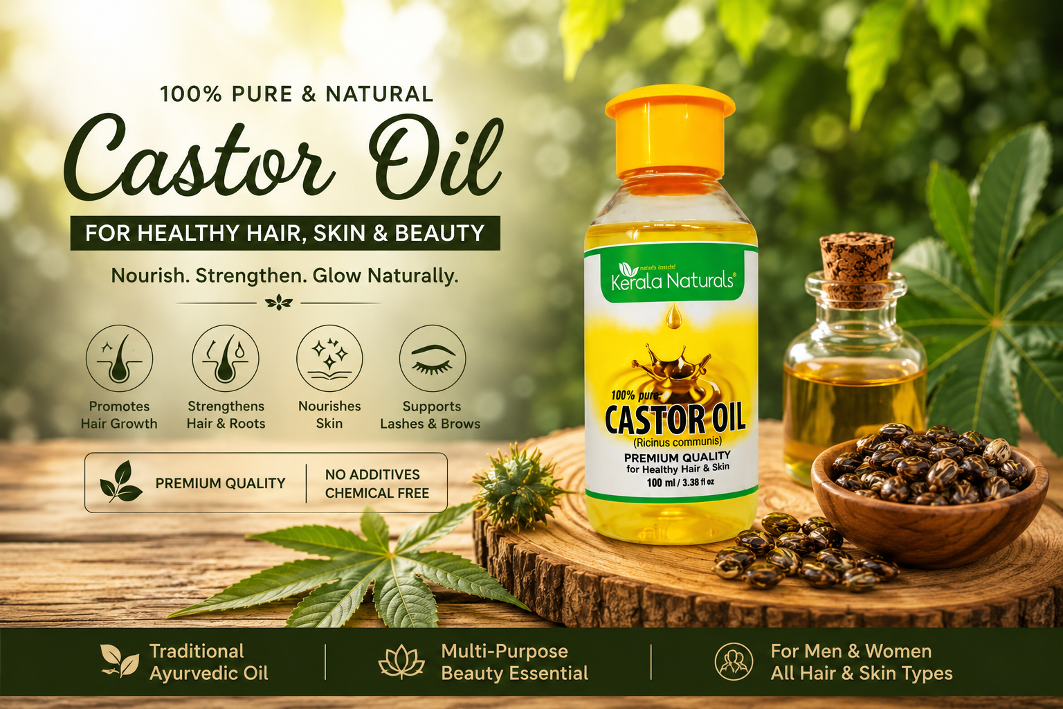 Castor Oil - 100 ml - Image 2