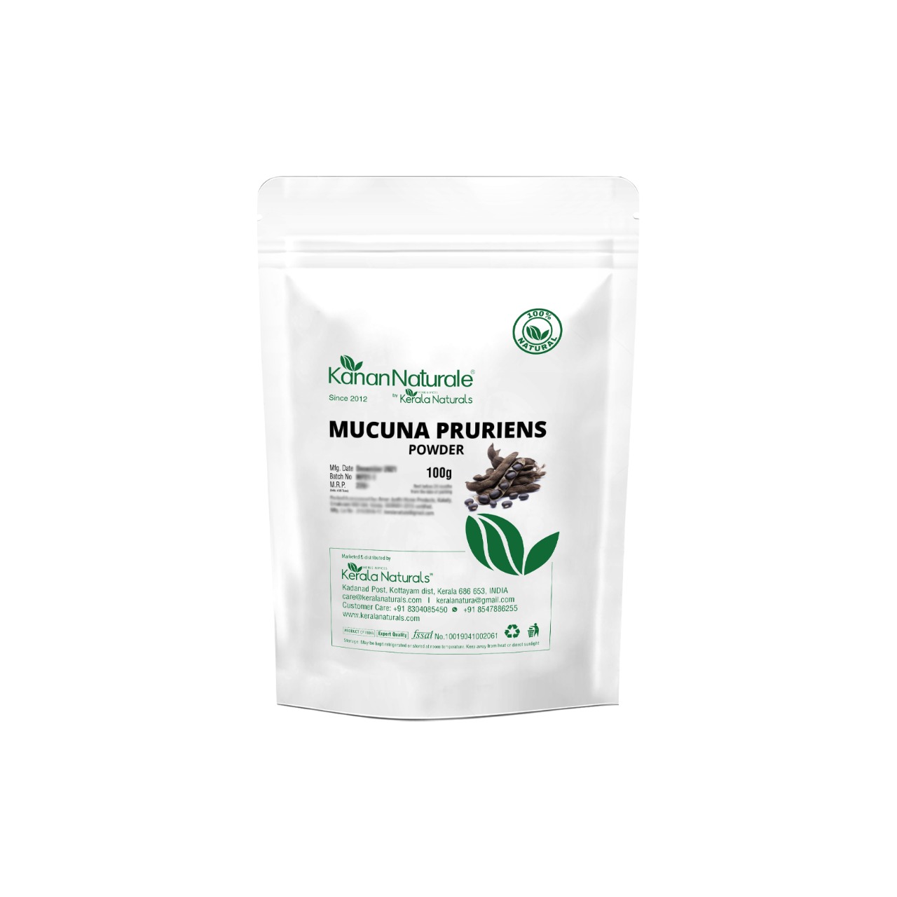 Mucuna Pruriens Kapikachu 100 Gm Kerala Naturals