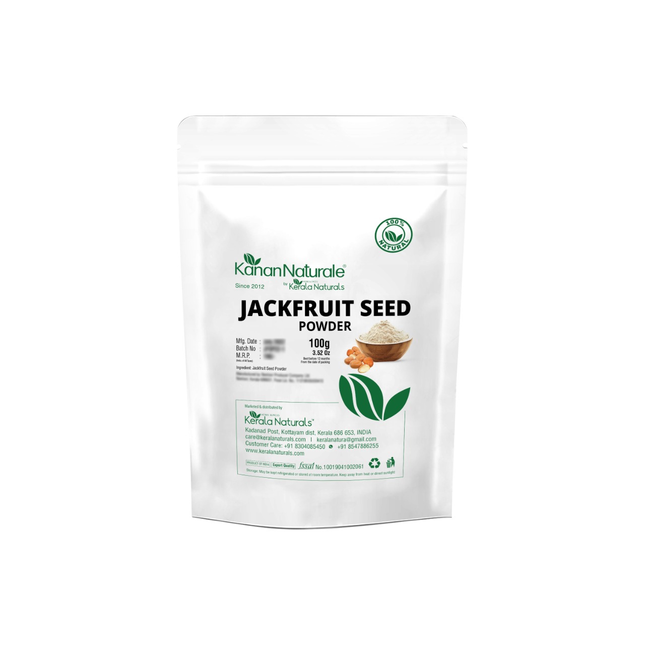 Jackfruit Seed Powder 100 gm - Kerala Naturals