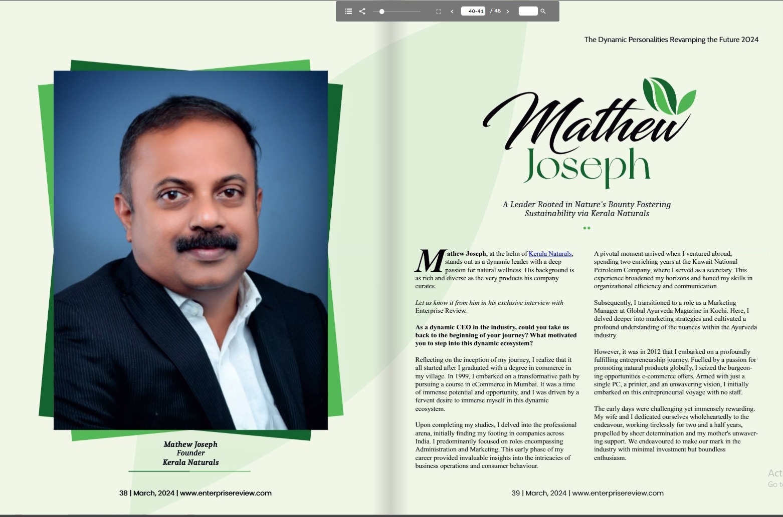 kerala naturals enterprise review cover