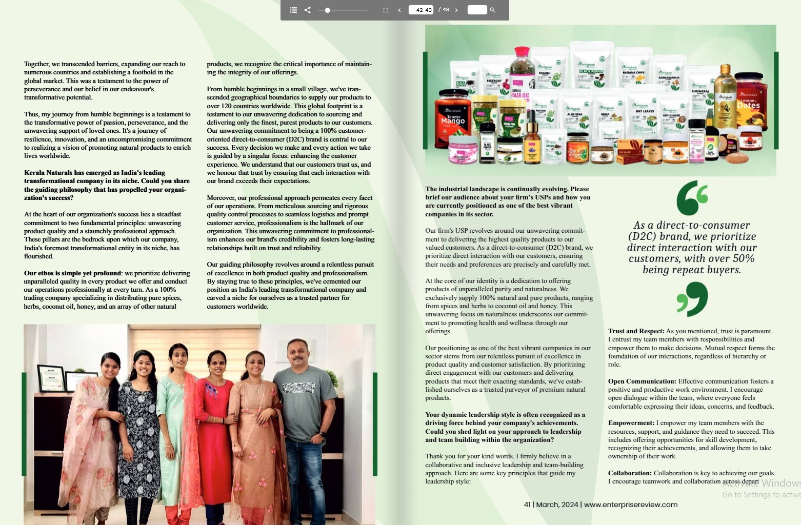 kerala naturals enterprise review cover